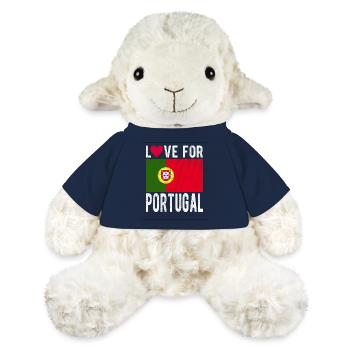 Drapeau du Portugal - Mouton en peluche Annika MiniFeet® - bleu marine - Devant