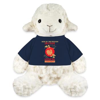Signe chinois du coq - Mouton en peluche Annika MiniFeet® - bleu marine - Devant