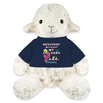 Kinder Tag am Strand lustig - MiniFeet® Schaf Annika - French Navy - Vorne