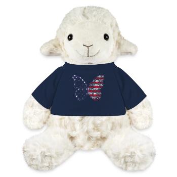 Floral Butterfly July 4 Independence Day - MiniFeet® Sheep Annika - french navy - Front