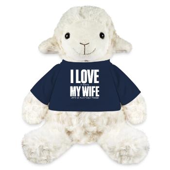 Ping-pong - Mouton en peluche Annika MiniFeet® - bleu marine - Devant