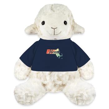 Massachusetts Accueil États-Unis Amérique - Mouton en peluche Annika MiniFeet® - bleu marine - Devant
