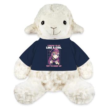 Gamer Gaming Video Games Console Controller - MiniFeet® Sheep Annika - french navy - Front