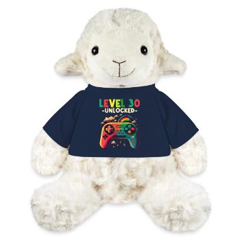 Level 30 Jahre Gaming 30er 30 Geburtstag - MiniFeet® Schaf Annika - French Navy - Vorne