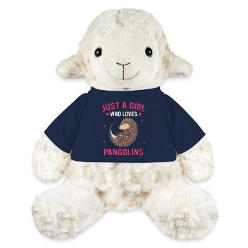Pangolin Tier Pangoline vom Aussterben bedrohte Ar - MiniFeet® Schaf Annika - French Navy - Vorne