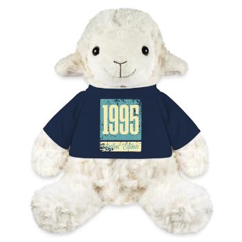 1995 Anniversaire de naissance Année de naissance - Mouton en peluche Annika MiniFeet® - bleu marine - Devant