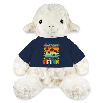 1963 Born Birthday Year of birth vintage - MiniFeet® Sheep Annika - french navy - Front