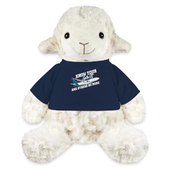 Know your limits and stress awareness month - MiniFeet® Sheep Annika - french navy - Front