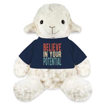 Believe in your potential - MiniFeet® Schaf Annika - French Navy - Vorne