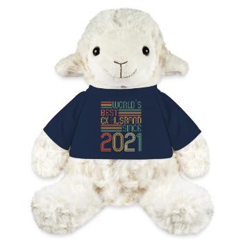 Worlds parie ex mari depuis 2021 Divorce - Mouton en peluche Annika MiniFeet® - bleu marine - Devant