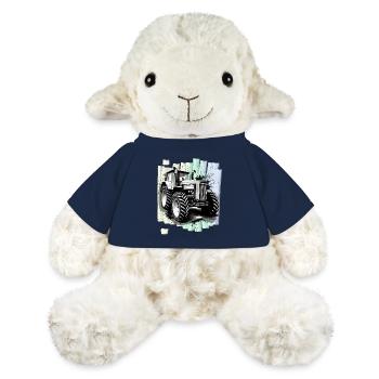Tracteur Agriculture - Mouton en peluche Annika MiniFeet® - bleu marine - Devant