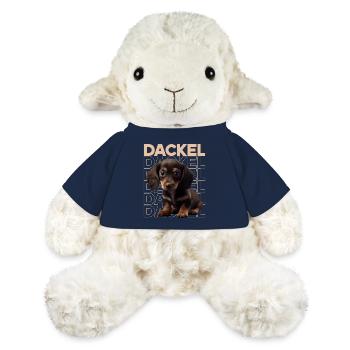 Rauhaardackel Dachshund Hund Hunde Welpe Dackel - MiniFeet® Schaf Annika - French Navy - Vorne