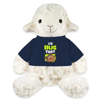 Porc-épic Cadeau - Mouton en peluche Annika MiniFeet® - bleu marine - Devant
