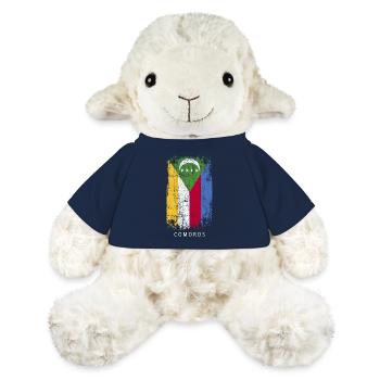 Souvenir with the country flag of Comoros - MiniFeet® Sheep Annika - french navy - Front