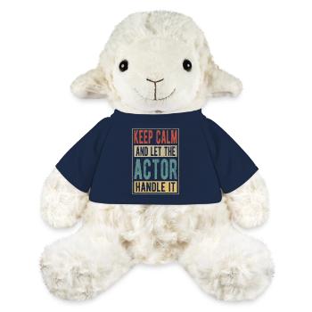 Schauspieler Retro Geschenk - MiniFeet® Schaf Annika - French Navy - Vorne