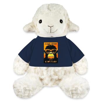 Surmonter la conformité : singe frissonnant - Mouton en peluche Annika MiniFeet® - bleu marine - Devant