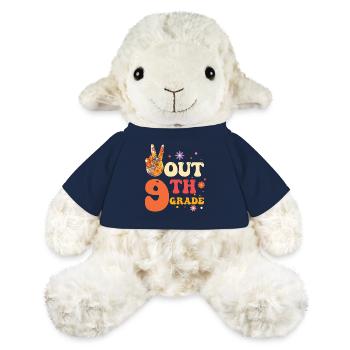 Peace Out 1. Klasse Letzter Schultag - MiniFeet® Schaf Annika - French Navy - Vorne