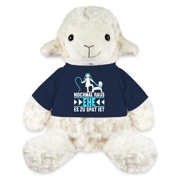 Junggesellenabschied Poltern Polterabend JGA - MiniFeet® Schaf Annika - French Navy - Vorne