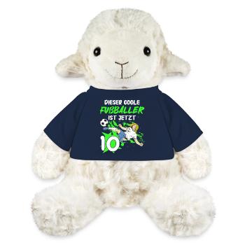 Geschenk 10 Jahre Geburtstagskind - MiniFeet® Schaf Annika - French Navy - Vorne
