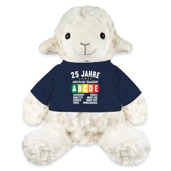 Lebensmittelampel Score 25 Jahre 25 Geburtstag - MiniFeet® Schaf Annika - French Navy - Vorne