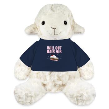 Coupera les cheveux pour gâteau coiffeur profession cheveux - Mouton en peluche Annika MiniFeet® - bleu marine - Devant