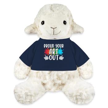 Artiste - Mouton en peluche Annika MiniFeet® - bleu marine - Devant