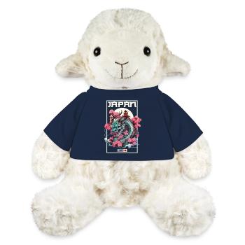 Tokio Asien 80er Japanischer Retro Drache Drachen - MiniFeet® Schaf Annika - French Navy - Vorne