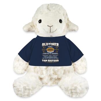 Oldtimer Baujahr 2005 Jahrgang Geburtstag Geschenk - MiniFeet® Schaf Annika - French Navy - Vorne