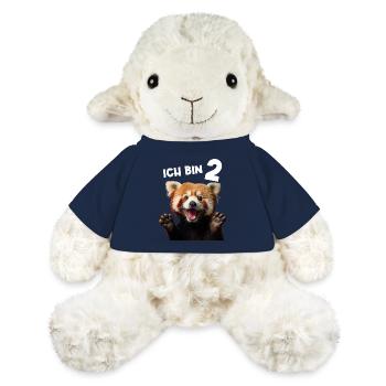 2 Jahre Kleiner Roter Panda Pandas 2. Geburtstag - MiniFeet® Schaf Annika - French Navy - Vorne