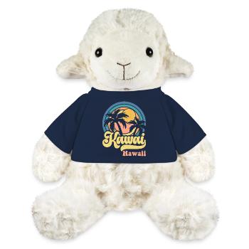 Hawaï - Mouton en peluche Annika MiniFeet® - bleu marine - Devant