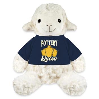 Töpfern Töpferei Töpfer - MiniFeet® Schaf Annika - French Navy - Vorne