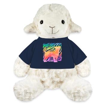 Jack Russell Terrier - Mouton en peluche Annika MiniFeet® - bleu marine - Devant