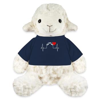 Milan Skyline Italy Heartbeat Fan Love Milano - MiniFeet® Sheep Annika - french navy - Front