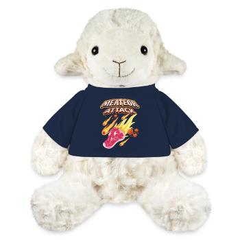 Steak, Viande, Drôle De Dicton - Mouton en peluche Annika MiniFeet® - bleu marine - Devant