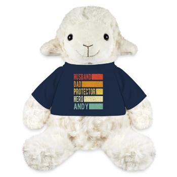 Andy Name Papa Geschenk - MiniFeet® Schaf Annika - French Navy - Vorne
