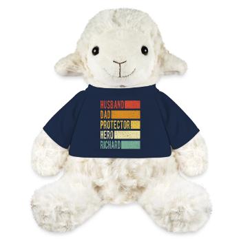 Richard Name Dad Gift - MiniFeet® Sheep Annika - french navy - Front