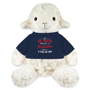 Tu veux frôler la perfection passe à côté de moi - Mouton en peluche Annika MiniFeet® - bleu marine - Devant