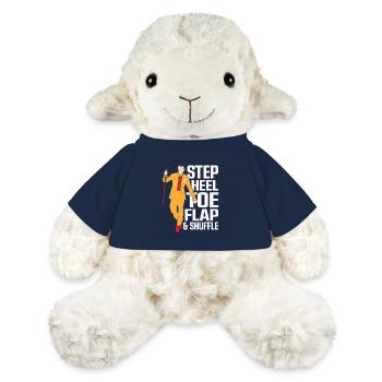 Step, Heel, Toe, Flap & Shuffle Tap Dance Tap Danc - MiniFeet® Sheep Annika - french navy - Front