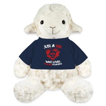 Juste une fille qui aime le meurtre Podcasts Émission de meurtre - Mouton en peluche Annika MiniFeet® - bleu marine - Devant