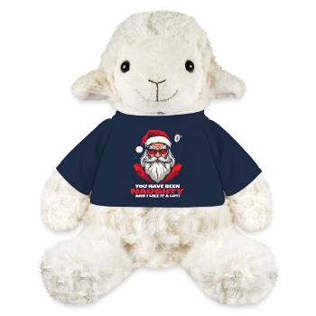 Tu as été méchant et j'aime ça, Père Noël - Mouton en peluche Annika MiniFeet® - bleu marine - Devant