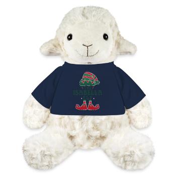 Der Isabella Elf Pyjama für lustige Weihnachten - MiniFeet® Schaf Annika - French Navy - Vorne