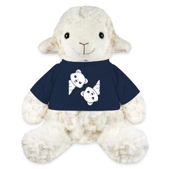 Humor little weasel - MiniFeet® Sheep Annika - french navy - Front