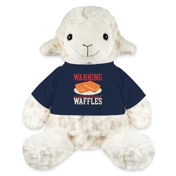 Waffles Waffle Lover Waffle Gift - MiniFeet® Sheep Annika - french navy - Front