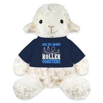 Montagnes russes Roller Coaster Roller Coaster cadeau - Mouton en peluche Annika MiniFeet® - bleu marine - Devant