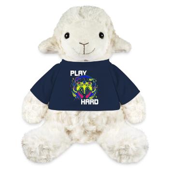 Play Hard Gamer Controller Neon Design - MiniFeet® Schaf Annika - French Navy - Vorne