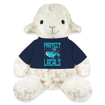 Protégez les habitants - Mouton en peluche Annika MiniFeet® - bleu marine - Devant