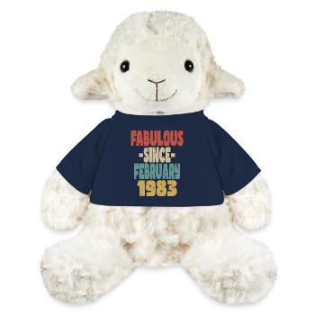 Fabuleux Février 1983 - Mouton en peluche Annika MiniFeet® - bleu marine - Devant