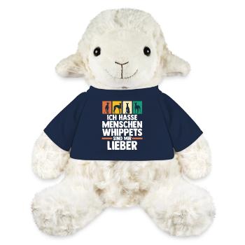 Hund Whippet - MiniFeet® Schaf Annika - French Navy - Vorne