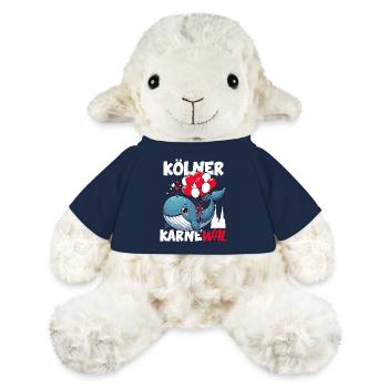 Carnaval de Cologne Wal Kölle Alaaf Cathédrale de Cologne drôle - Mouton en peluche Annika MiniFeet® - bleu marine - Devant