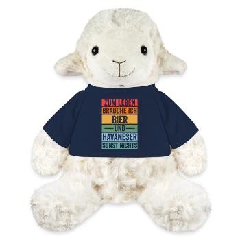 Hund Bier Havaneser - MiniFeet® Schaf Annika - French Navy - Vorne